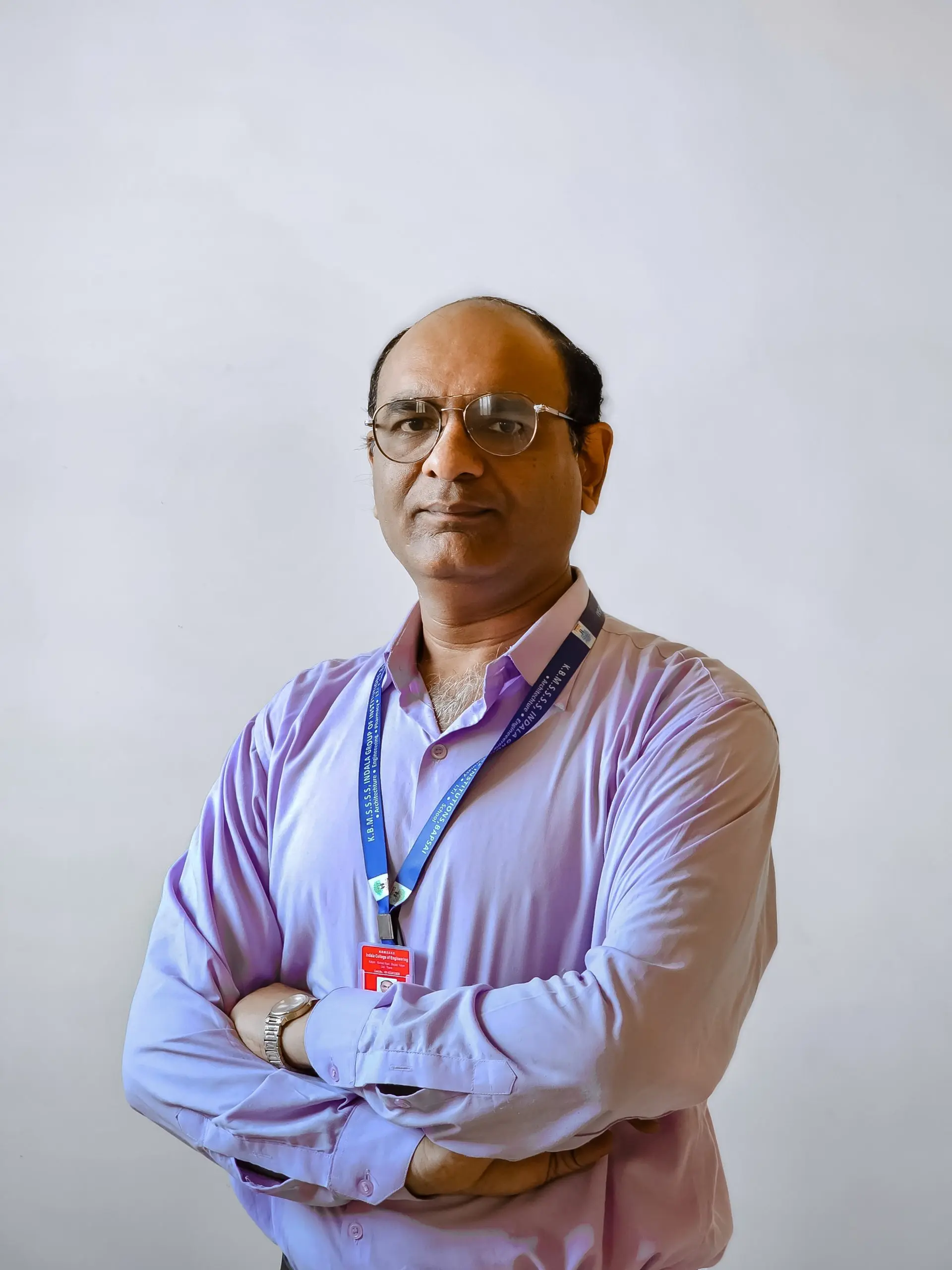 Portrait of the Principal, Prof. Rajendra L. Bharambe